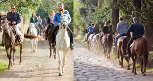 Экскурсия на лошадях по античной Аппиевой дороге в Риме